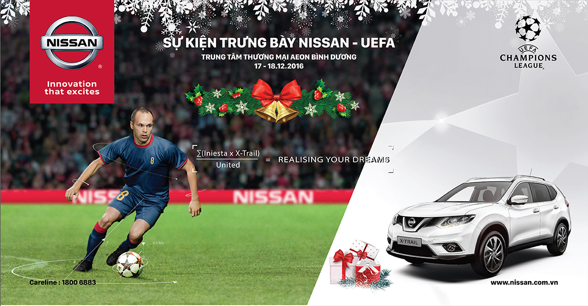 Nissan Việt Nam tổ chức game UEFA đón giáng sinh